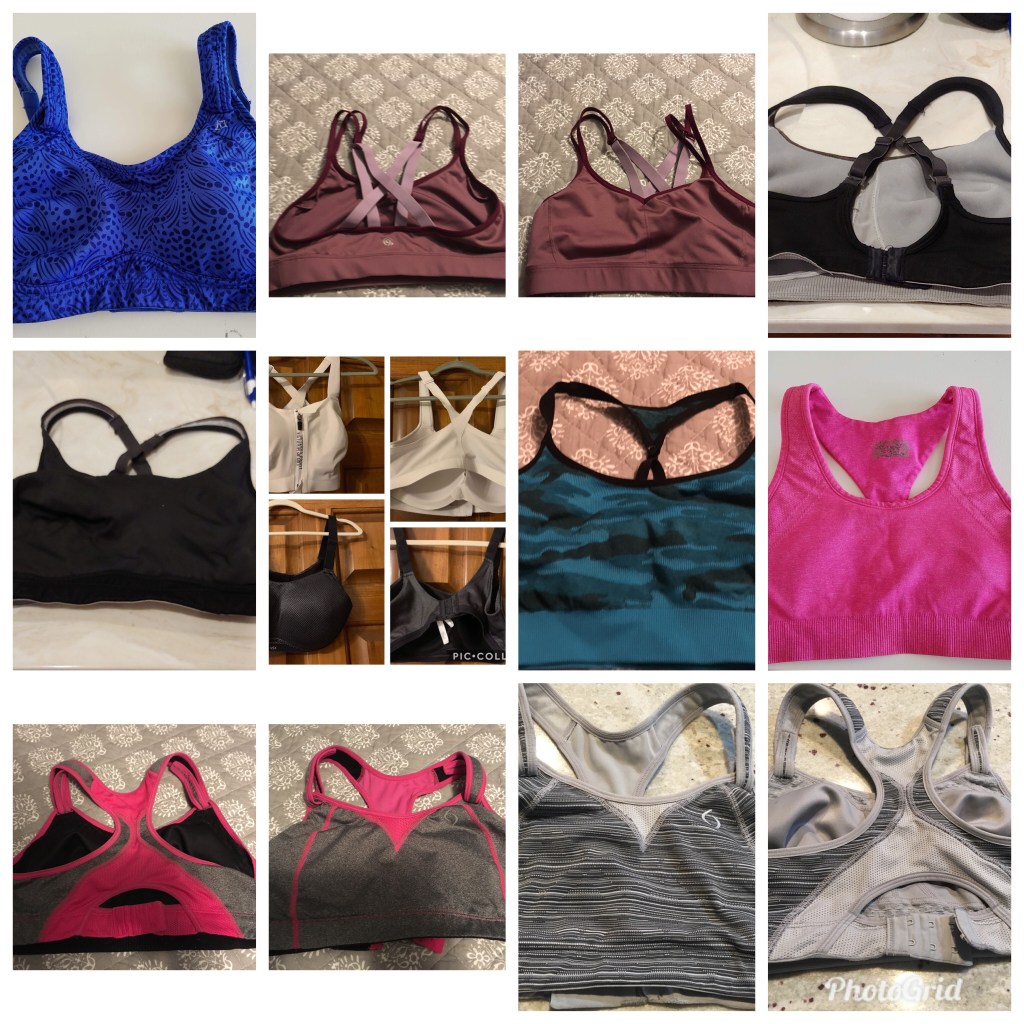 Each step created a bouncing motion – first an upward bounce then a downward thump.  And the left and right thumps were not always in sync.  Sports Bra&nbsp;Review